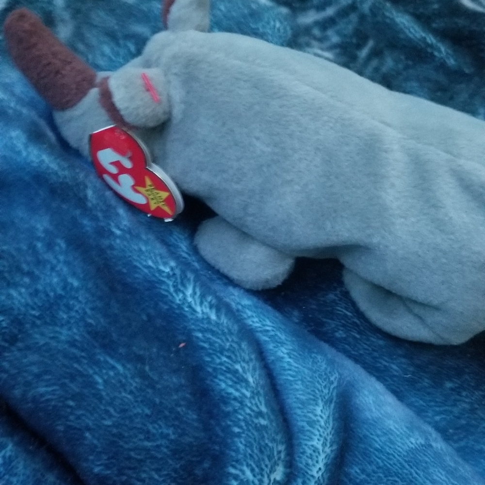 Spike beanie baby
